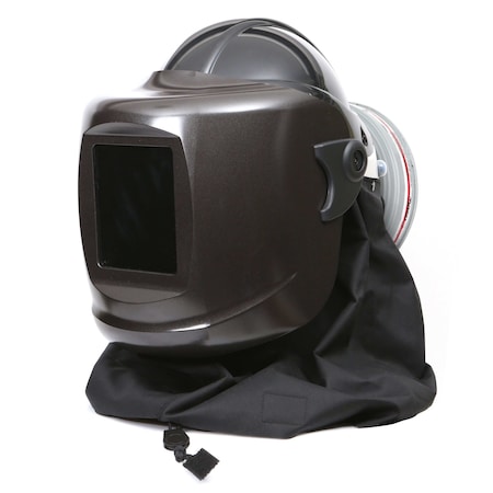 Pureflo PF60ESM+ Hard Hat Black, Black Neck Cape, HE/HF/HC Filter Gentex Corp